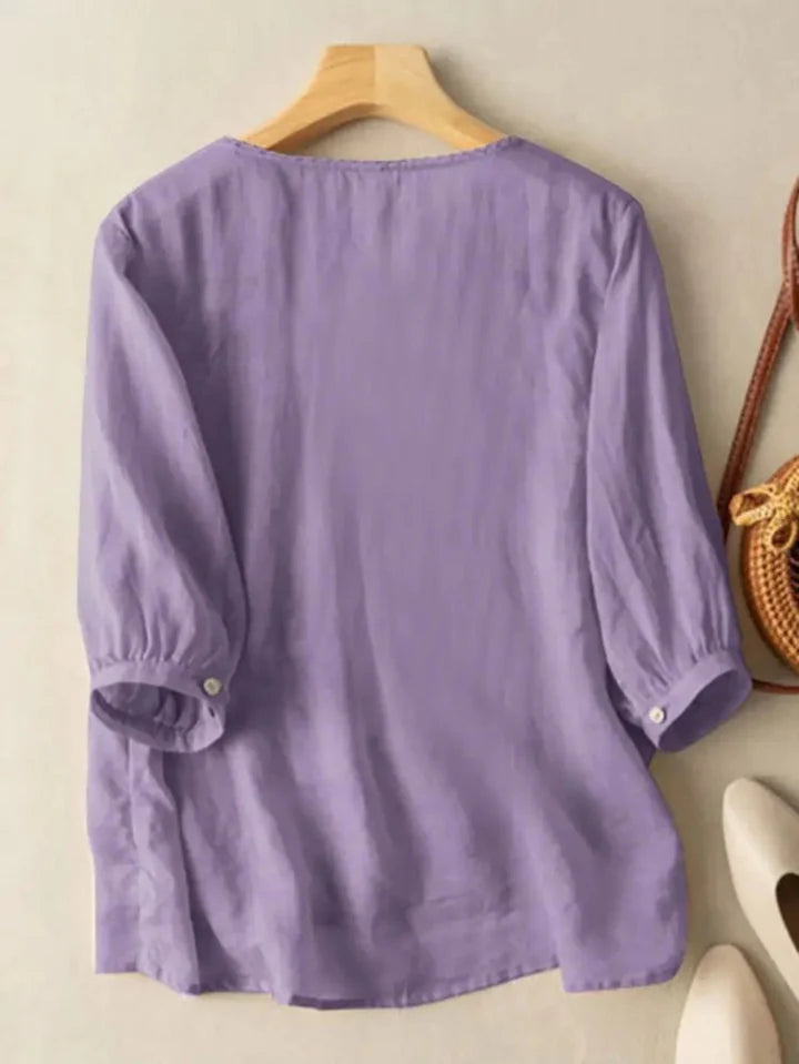 Embroidered Boho Blouse