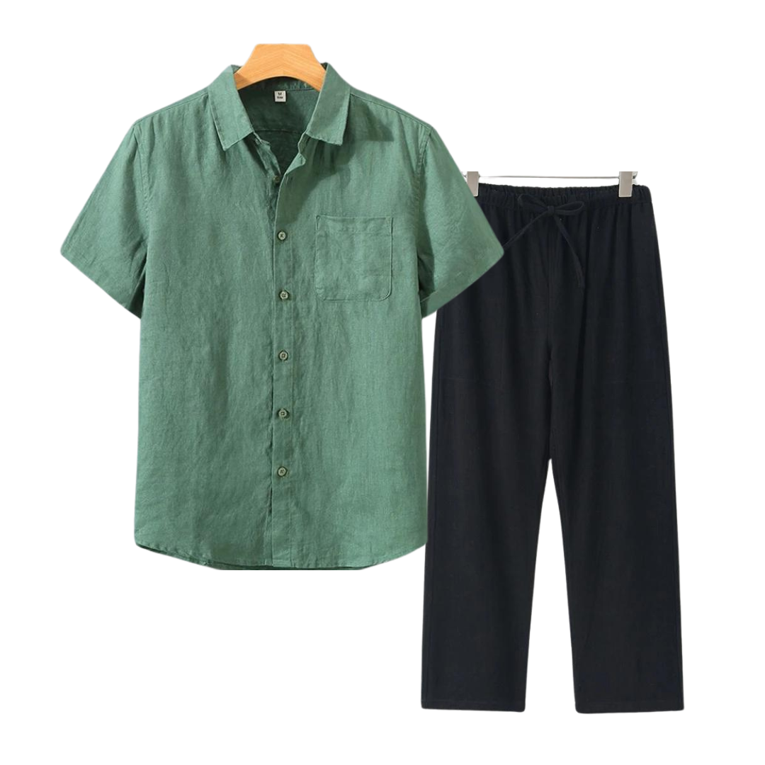 Sydney Short Linen Set