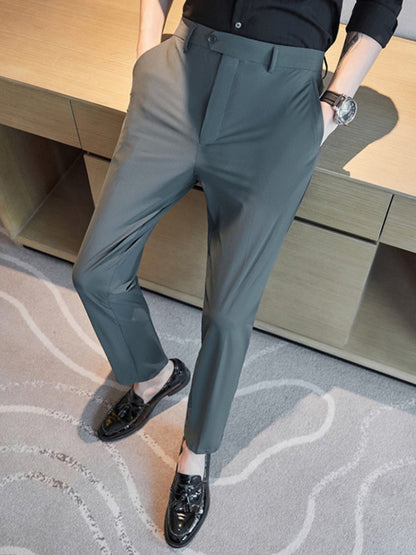 Slim-Fit Strech Trousers