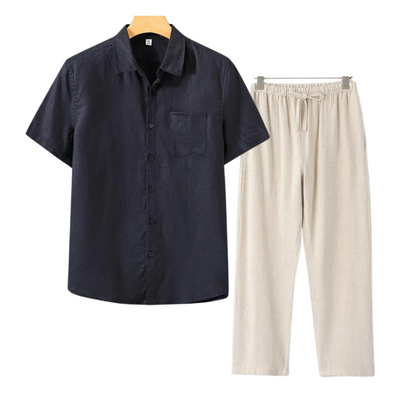 Sydney Short Linen Set