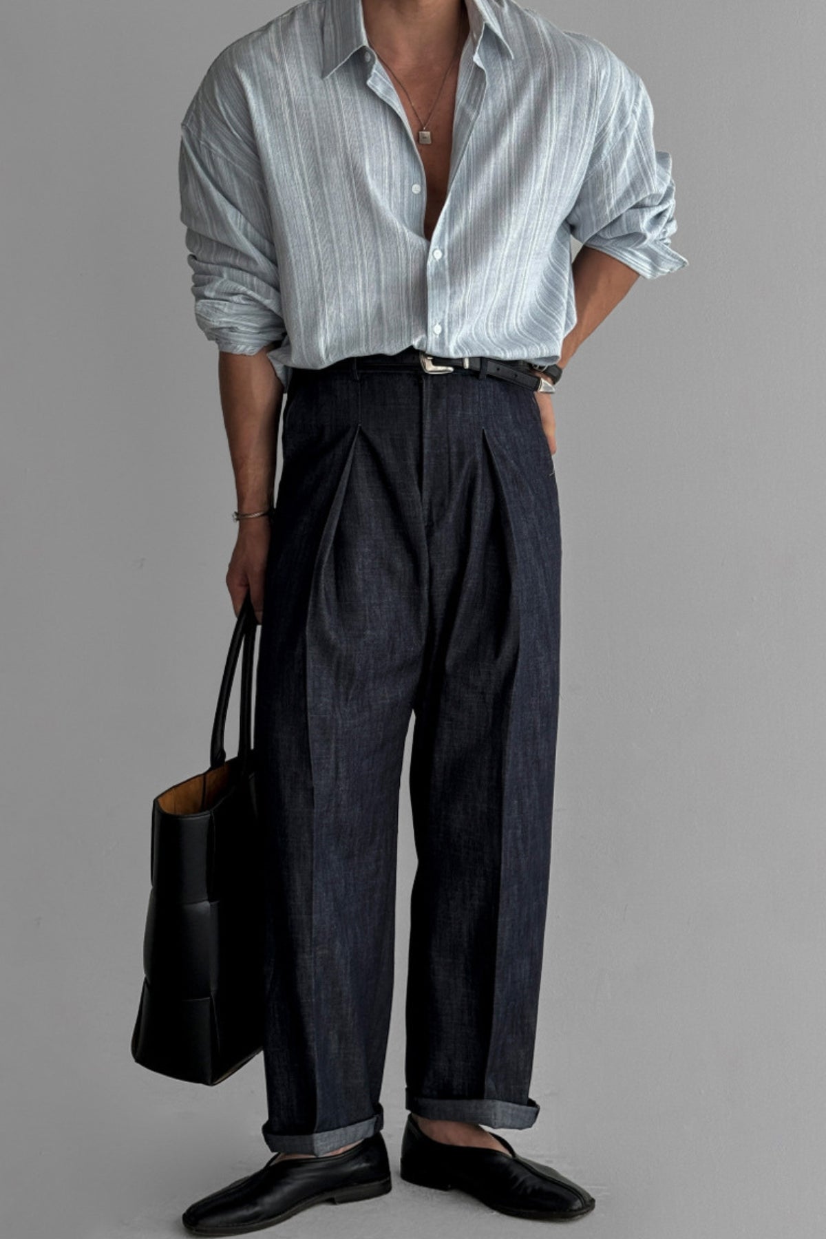 Striped No-Iron Shirt