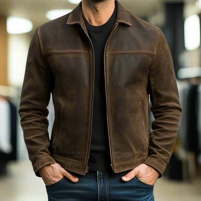 Full-Grain Leather Jacket