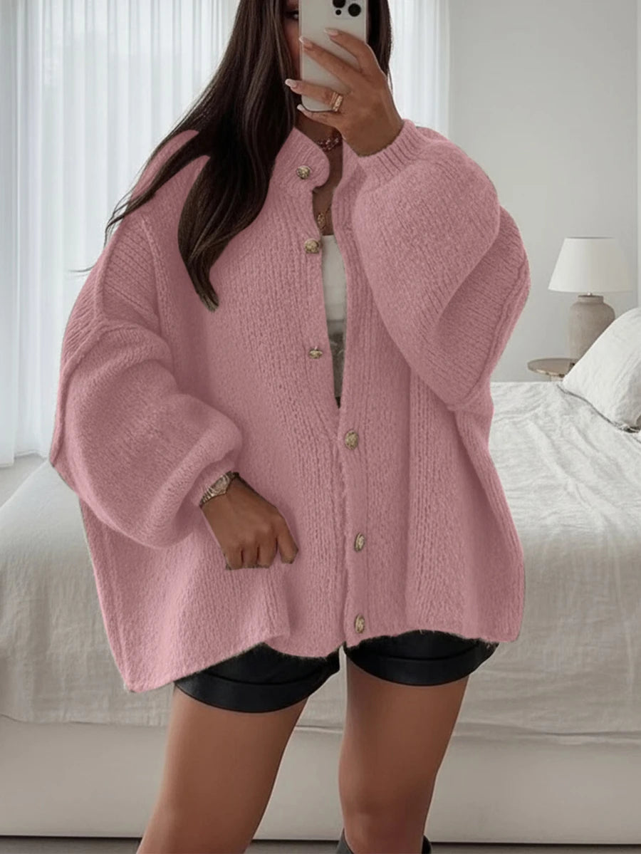 Grace Classic A-Straight Knit Cardigan