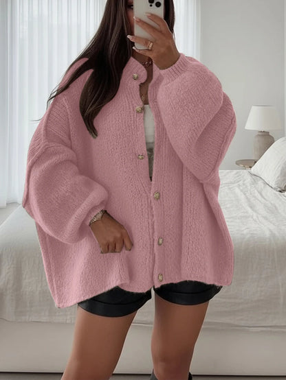 Grace Classic A-Straight Knit Cardigan