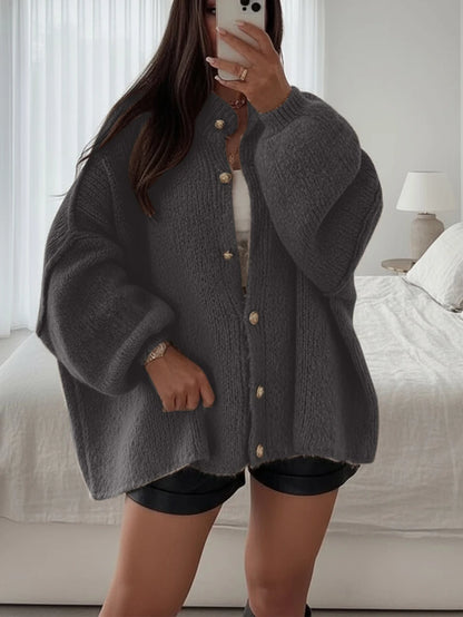 Grace Classic A-Straight Knit Cardigan