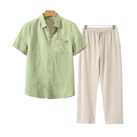 Sydney Short Linen Set