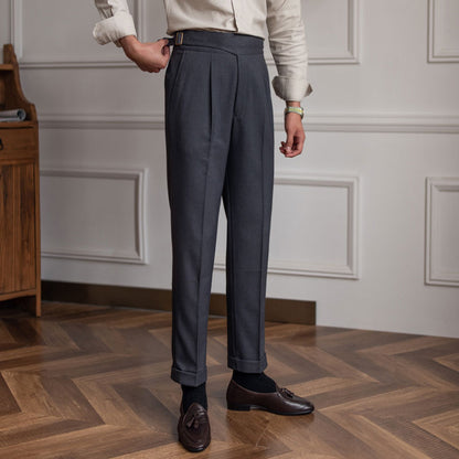Napolitana High Waist Italian Trousers