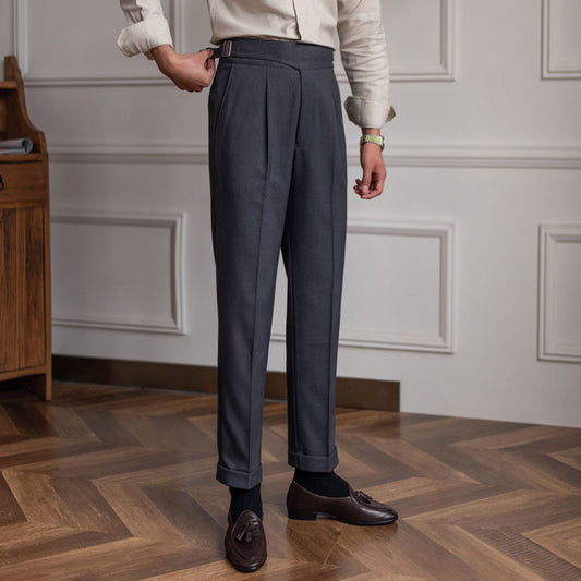 Napolitana High Waist Italian Trousers