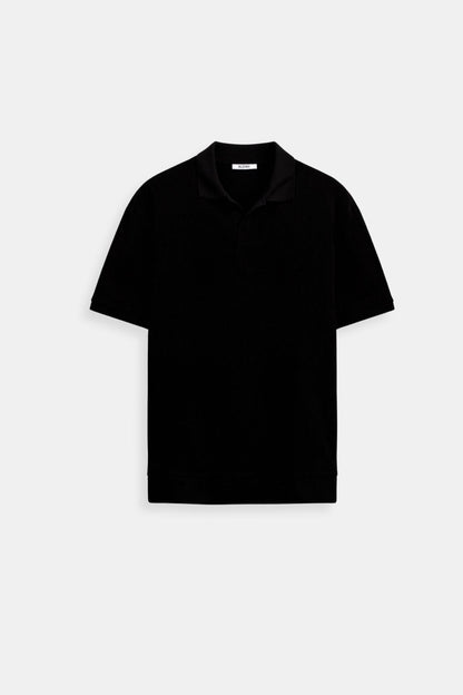 Wool Structure Polo T-Shirt