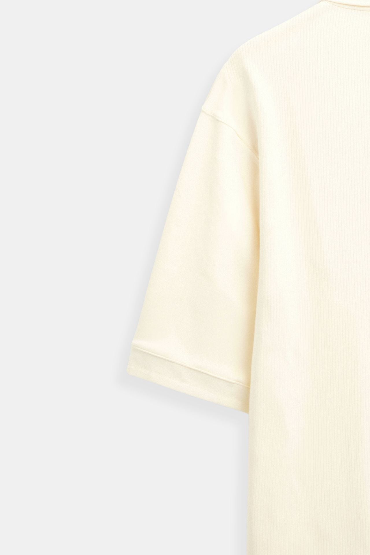 Wool Structure Polo T-Shirt