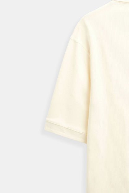 Wool Structure Polo T-Shirt