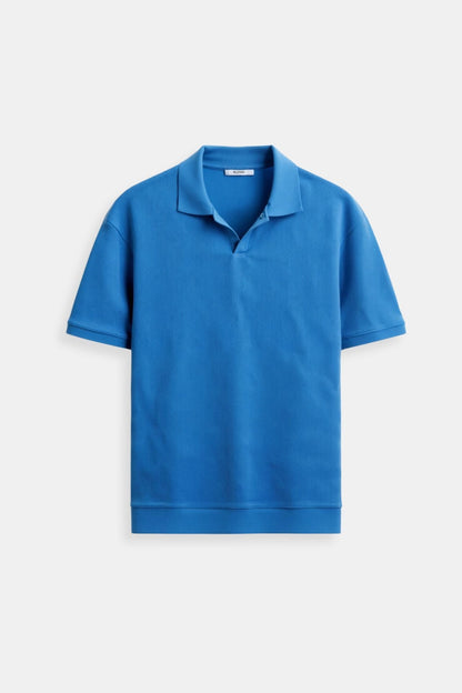 Wool Structure Polo T-Shirt