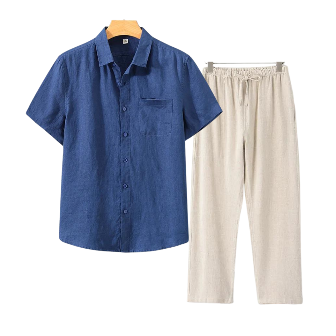 Sydney Short Linen Set
