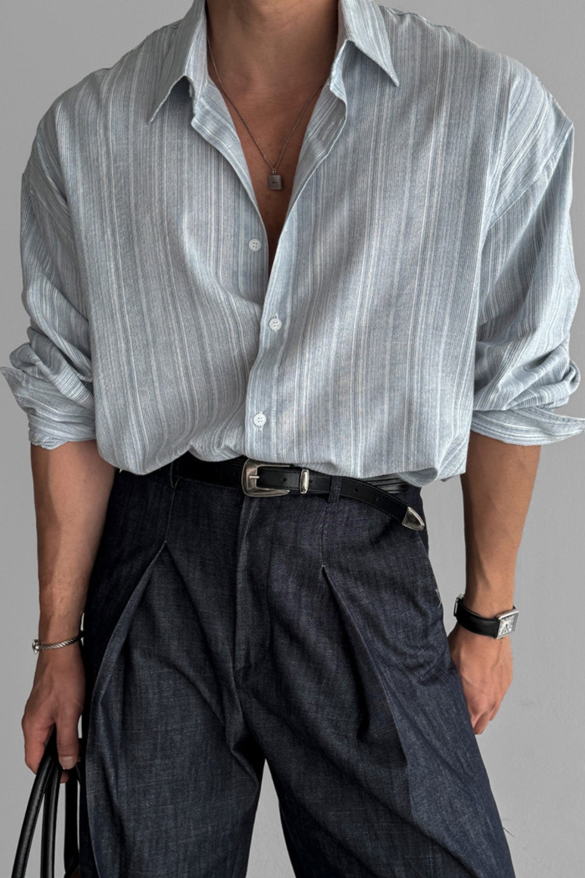 Striped No-Iron Shirt