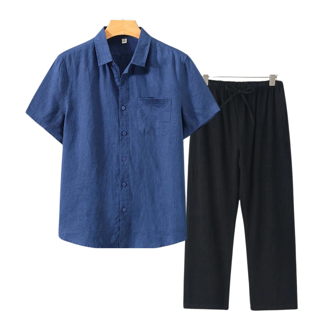Sydney Short Linen Set