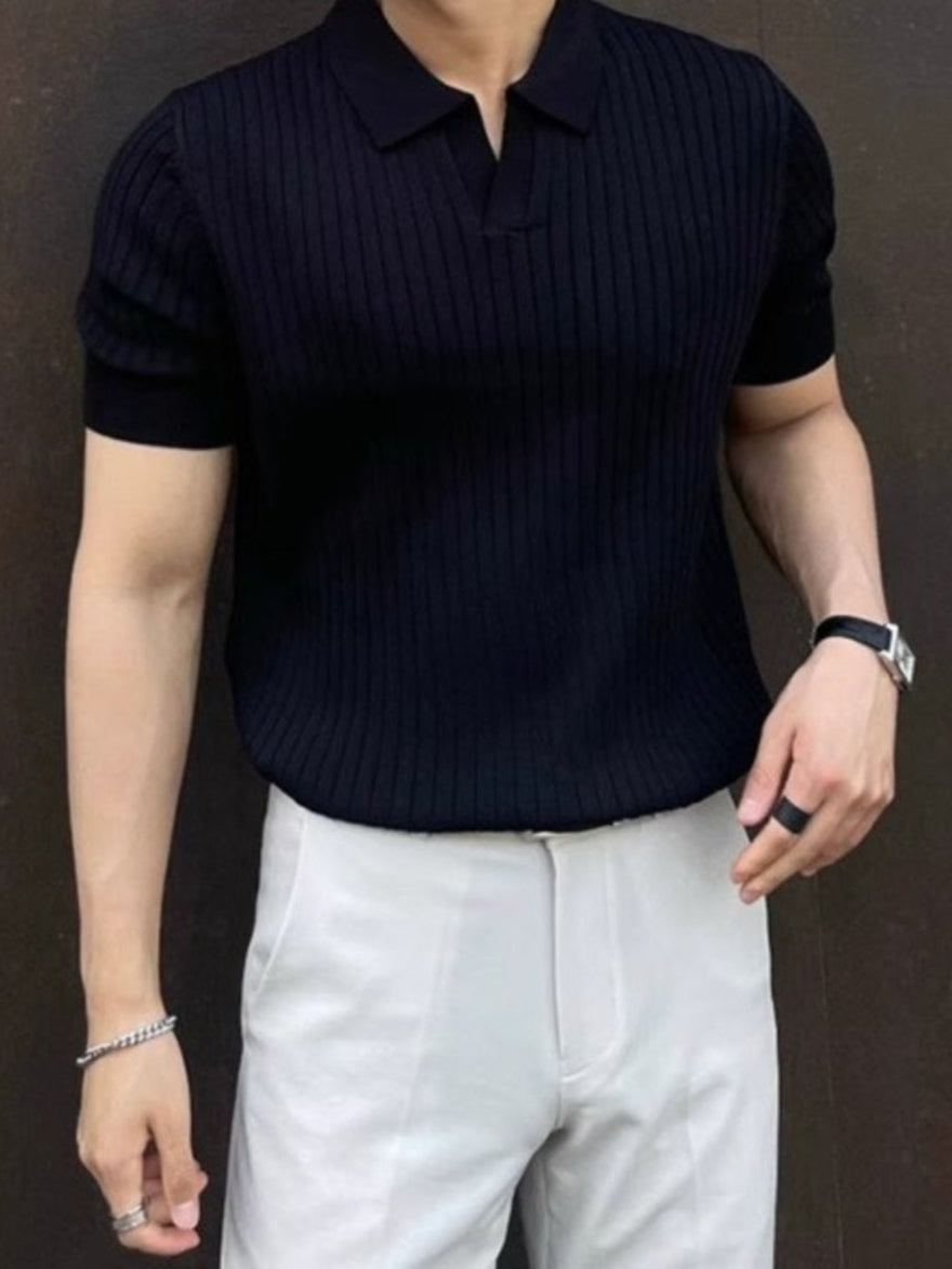 Knitted Polo Shirt