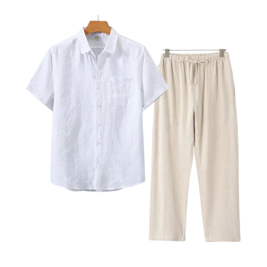 Sydney Short Linen Set