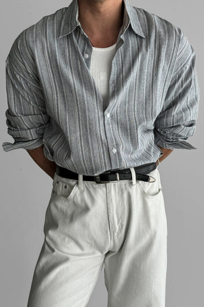 Striped No-Iron Shirt