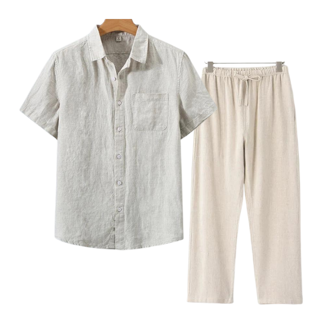 Sydney Short Linen Set