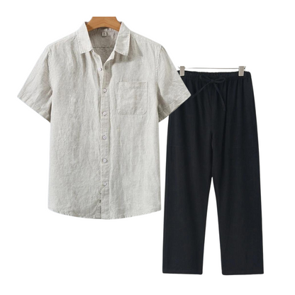 Sydney Short Linen Set
