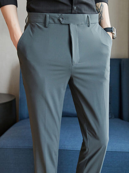 Slim-Fit Strech Trousers