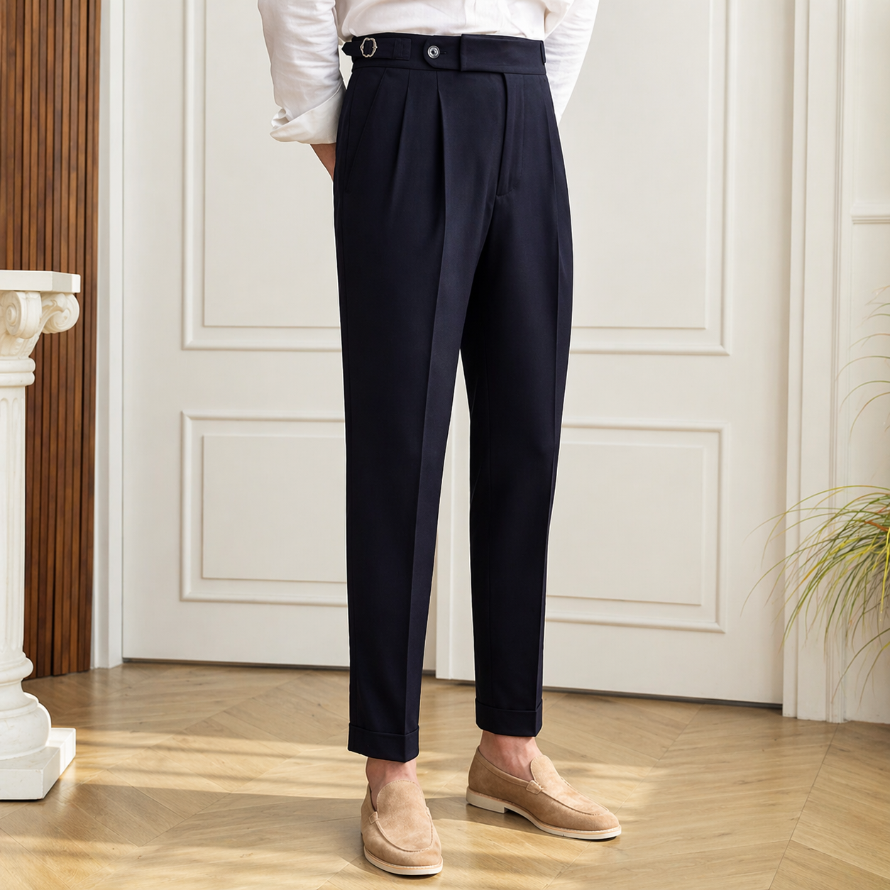 Buy 1, Get 1 FREE | Naples Mid-Waist Trousers