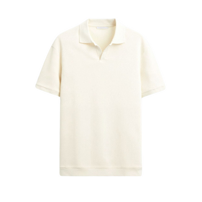 Wool Structure Polo T-Shirt