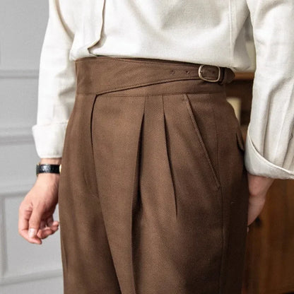 Straight Leg Casual Trousers