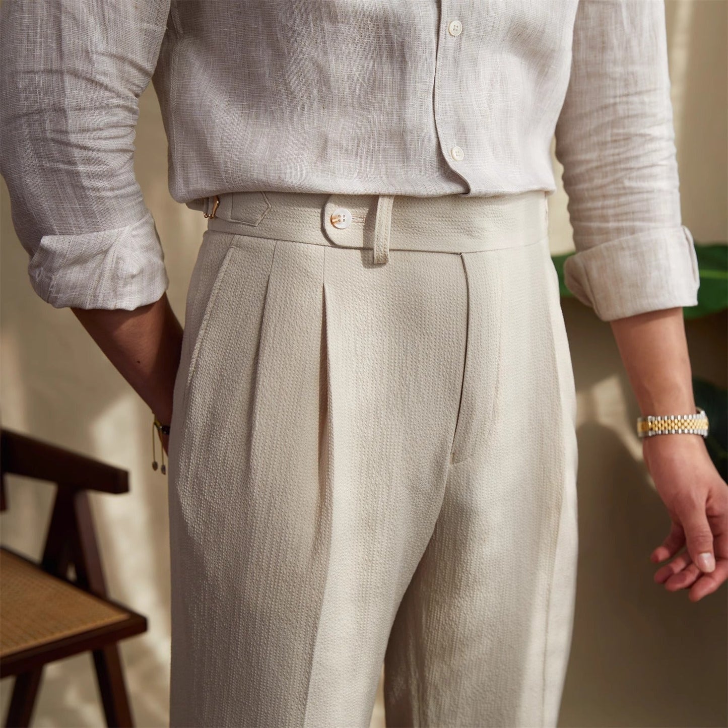 Naples Mid-Waist Trousers